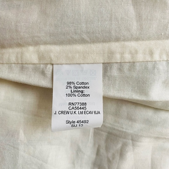 J.Crew Women’s Colorful Floral Cap Sleeves  A-Line Cotton Fitted Mini Dress Sz 2 - Picture 11 of 12